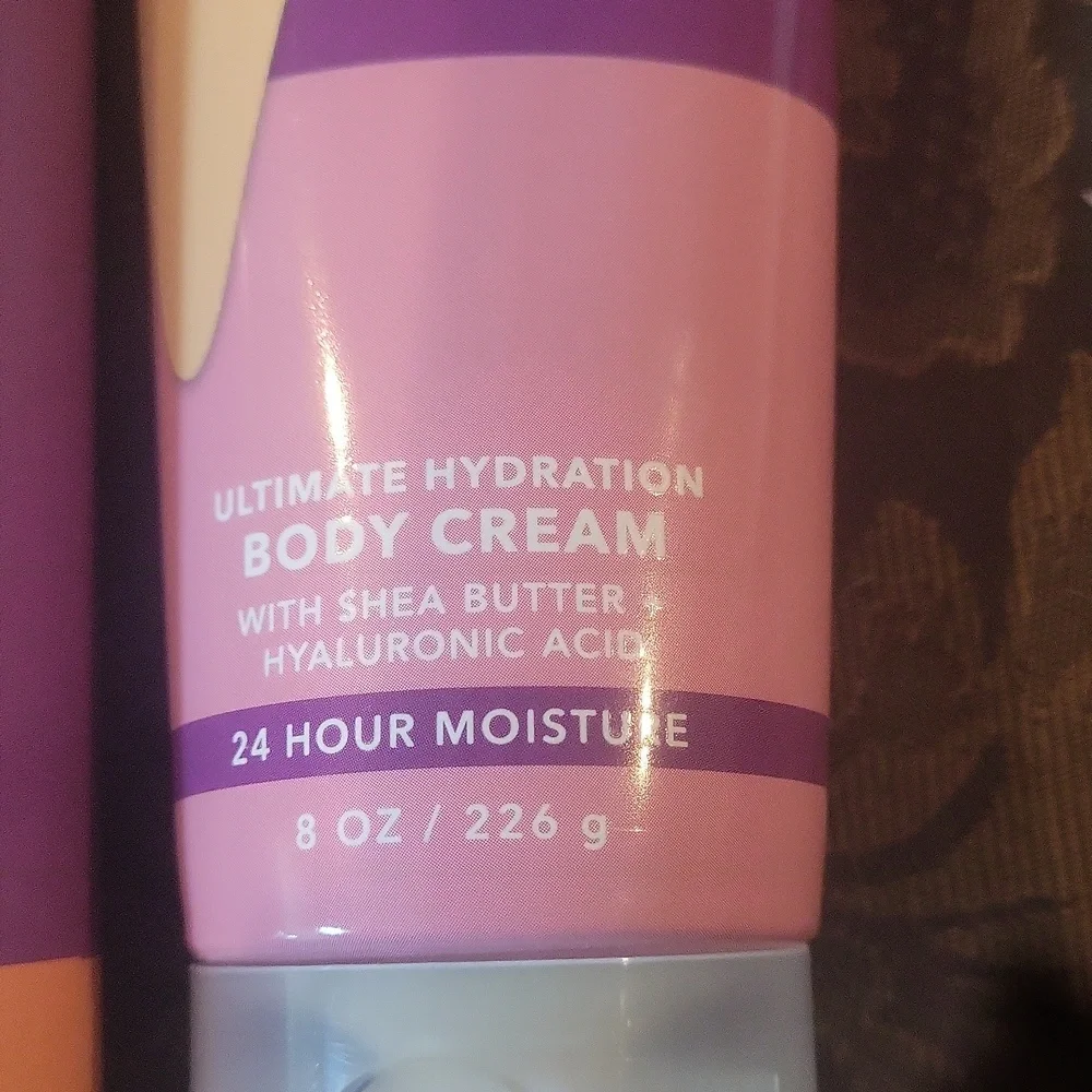 Bath Body Works Duo Full Size Dust Bag Free Gift Fruity Sherbet Creme Fragrance